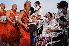 Makha Bucha Day Celebration In Bangkok.