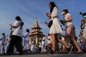 Makha Bucha Day Celebration In Bangkok.