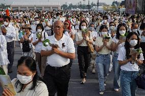 Makha Bucha Day Celebration In Bangkok.