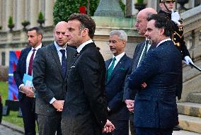 President Macron And Indian PM Modi At Franco-Indian Economic Forum Closing - Paris