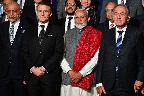 President Macron And Indian PM Modi At Franco-Indian Economic Forum Closing - Paris