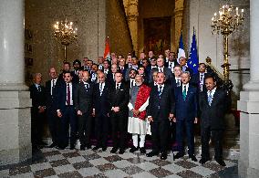 President Macron And Indian PM Modi At Franco-Indian Economic Forum Closing - Paris