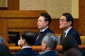 President Yoon at His Impeachment Trial - Seoul