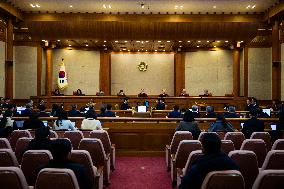 President Yoon at His Impeachment Trial - Seoul