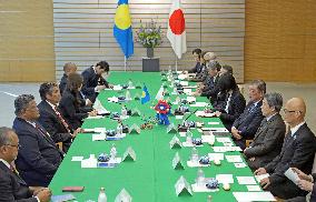 Japan-Palau leaders' meeting in Tokyo