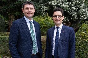 Portrait of Sebastien Saint-Pasteur with Antoine Vermorel-Marques - Paris