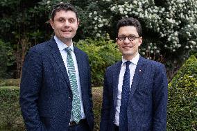 Portrait of Sebastien Saint-Pasteur with Antoine Vermorel-Marques - Paris