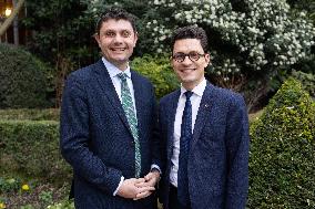 Portrait of Sebastien Saint-Pasteur with Antoine Vermorel-Marques - Paris