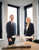 Christophe Fanichet And Anne Rigail Portrait - Paris