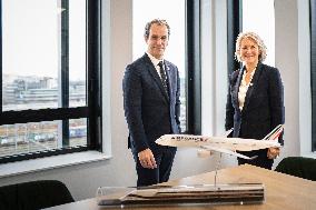 Christophe Fanichet And Anne Rigail Portrait - Paris