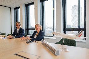 Christophe Fanichet And Anne Rigail Portrait - Paris