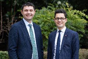 Portrait of Sebastien Saint-Pasteur with Antoine Vermorel-Marques - Paris