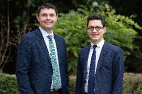 Portrait of Sebastien Saint-Pasteur with Antoine Vermorel-Marques - Paris