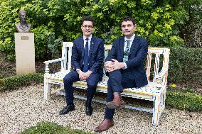 Portrait of Sebastien Saint-Pasteur with Antoine Vermorel-Marques - Paris