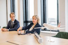 Christophe Fanichet And Anne Rigail Portrait - Paris