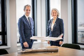 Christophe Fanichet And Anne Rigail Portrait - Paris