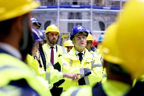 President Macron And Indian PM Modi Visit The ITER - Marseille