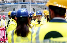 President Macron And Indian PM Modi Visit The ITER - Marseille