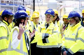 President Macron And Indian PM Modi Visit The ITER - Marseille