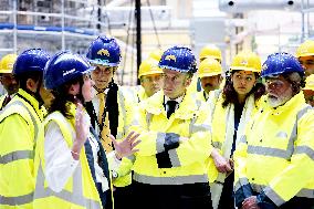 President Macron And Indian PM Modi Visit The ITER - Marseille