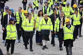 President Macron And Indian PM Modi Visit The ITER - Marseille