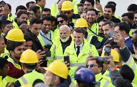 President Macron And Indian PM Modi Visit The ITER - Marseille