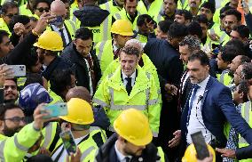 President Macron And Indian PM Modi Visit The ITER - Marseille