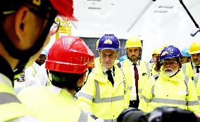 President Macron And Indian PM Modi Visit The ITER - Marseille
