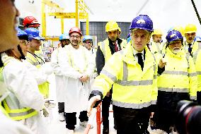President Macron And Indian PM Modi Visit The ITER - Marseille