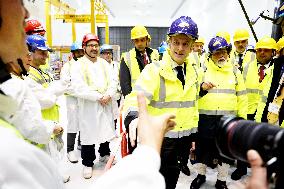 President Macron And Indian PM Modi Visit The ITER - Marseille