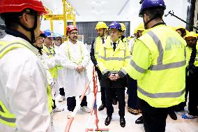 President Macron And Indian PM Modi Visit The ITER - Marseille