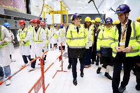 President Macron And Indian PM Modi Visit The ITER - Marseille