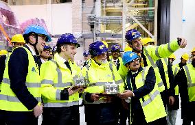 President Macron And Indian PM Modi Visit The ITER - Marseille