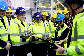 President Macron And Indian PM Modi Visit The ITER - Marseille