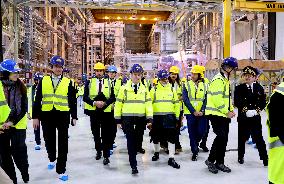 President Macron And Indian PM Modi Visit The ITER - Marseille