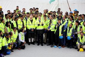 President Macron And Indian PM Modi Visit The ITER - Marseille