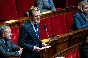 Questions to the government at the National Assembly - Paris AJ