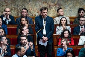 Questions to the government at the National Assembly - Paris AJ