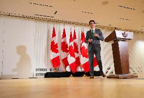 Trudeau Press Conference - Brussels