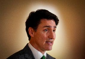 Trudeau Press Conference - Brussels