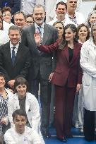 Royals At Visit To Paraplegic National Hospital - Toledo
