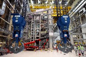 President Macron And Indian PM Modi Visit The ITER - Marseille