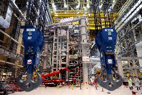 President Macron And Indian PM Modi Visit The ITER - Marseille