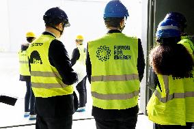 President Macron And Indian PM Modi Visit The ITER - Marseille