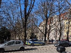 Police Patrol In Munich