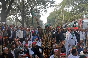 BDR Members Protest In Dhaka