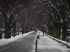 Snow Storm In New York