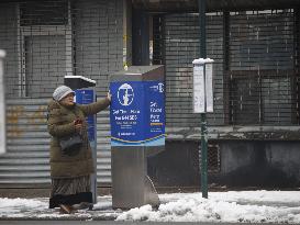 Snow Storm In New York