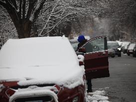 Snow Storm In New York