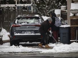 Snow Storm In New York